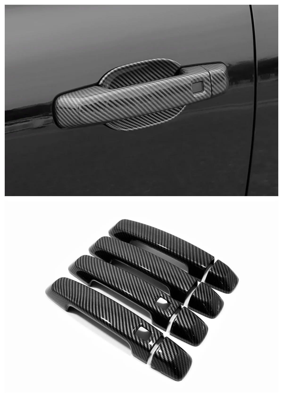 

Suitable for Great Wall Tank 300 2022 2023 Small Door Bowl Outer door handle Frame ABS decoration Auto Parts 4 piece Set