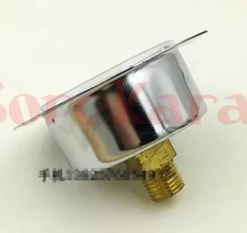 Silbrig Weiß 0-140 PSI Air Manometer 50mm Gesicht Axial Montieren Mit Rand G1/4" pneumatische Teile – Detail 2