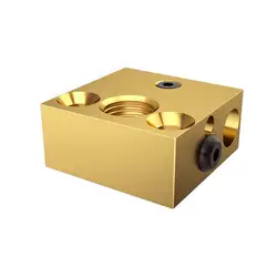 Updated High Temperature Brass  MK8 Extruder Heat-Block Fit for Creality Ender 3 5 Serial / CR10 S4 S5 / 3D Printer