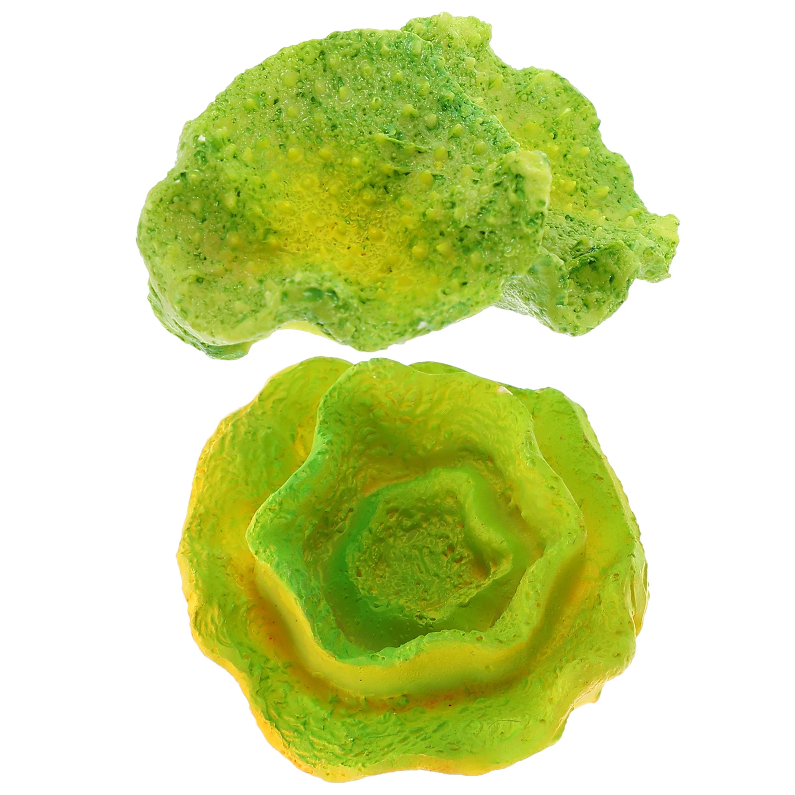 

2pcs Aquarium Coral Ornament Resin Fish Tank Decoration Shelter For Fish Shrimp Underwater Hideout Safe Durable Non-Toxic