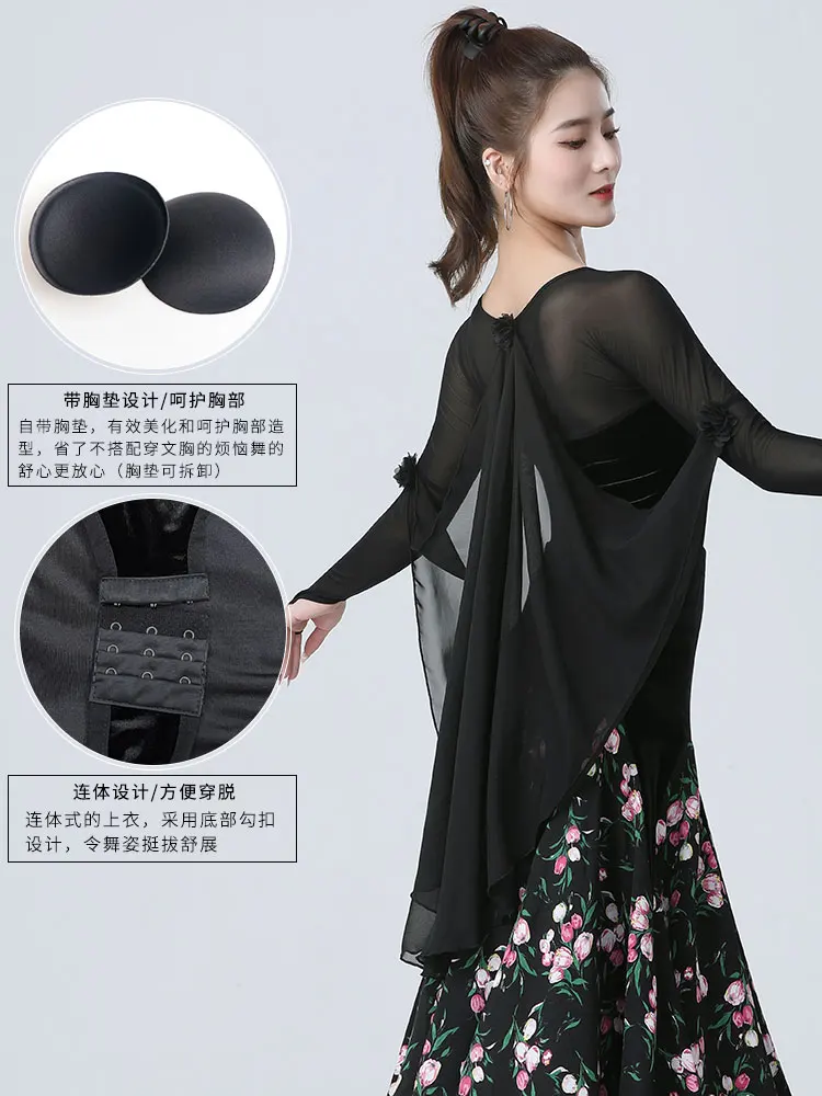 2025 novo collant de dança latina feminino/meninas/senhora nova sexy salsa/salão de baile/tango/cha cha/rumba/samba/latin top