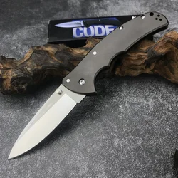 Cold Code 4 Mark S35VN Blade Aluminum Handle Outdoor Tool Tactical Camping Hunting Knives Survival Pocket EDC Folding Knife