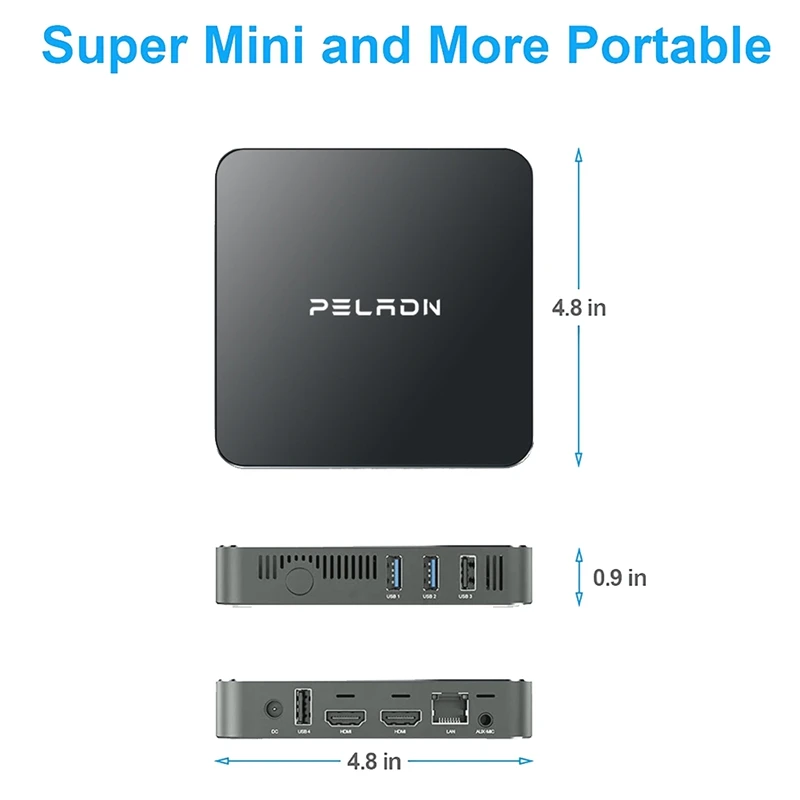 Imagem -06 - Mini Computador Desktop com Wi-fi de Banda Dupla Intel N5105 Uhd Graphics Windows 10pro Ddr4 8g e 256g