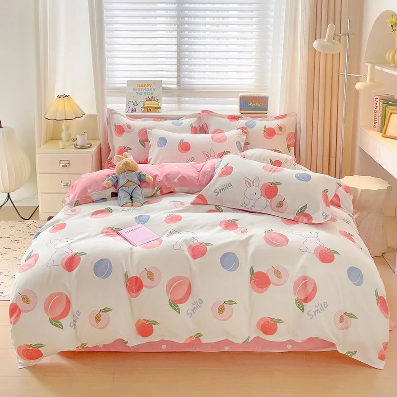 

4-piece bedding set comforter set Soft and comfortable for be suited to four seasons Suitable for the room dormitory