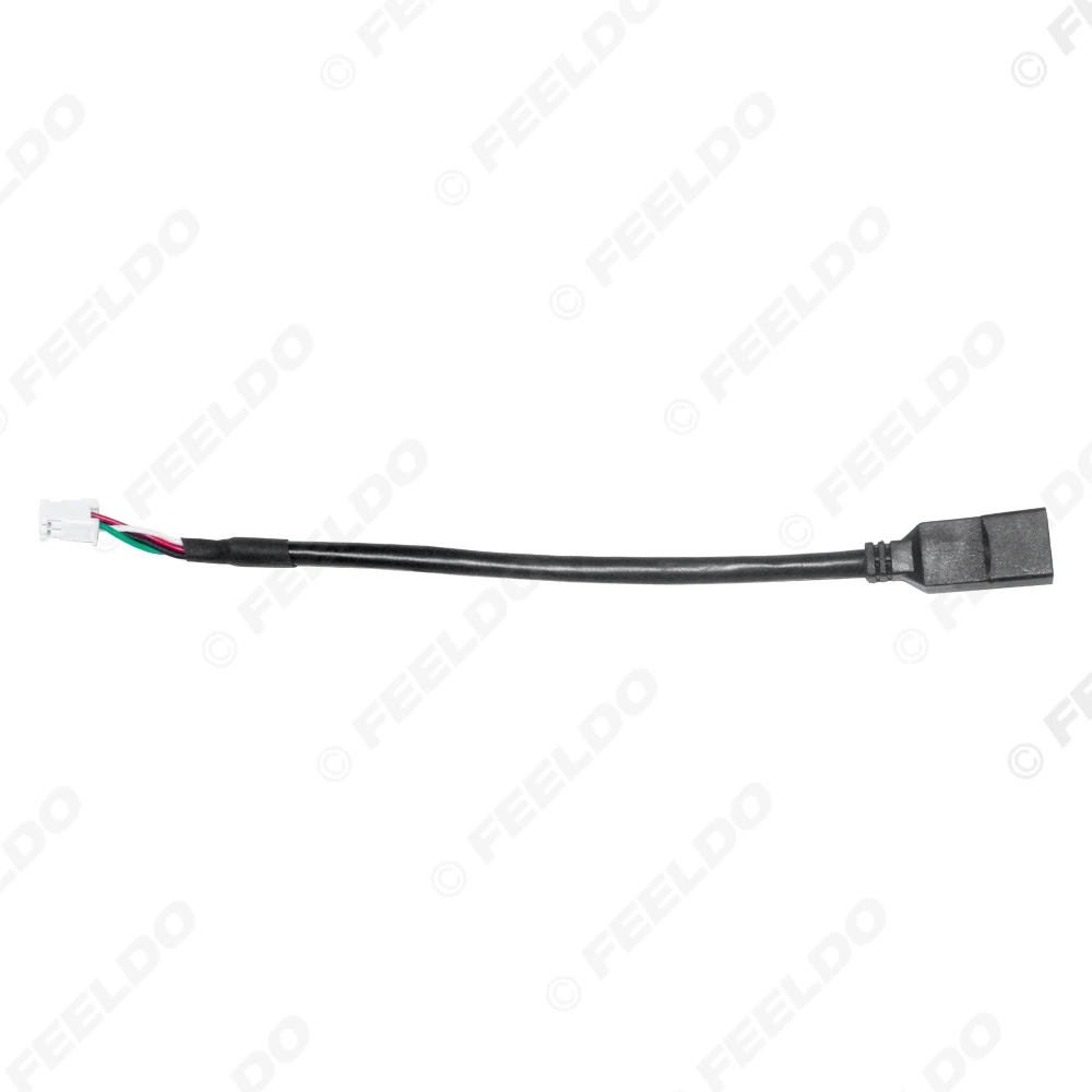 FEELDO Car Audio Radio 4Pin Conector Changer Port USB Adapter for Suzuki Vitera Alivio USB Cable Transfer