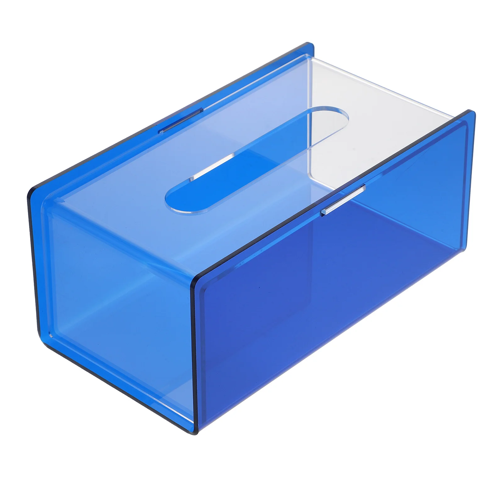 

Acrylic Paper Box Transparent Carton Colorful Tissue Container Storage Home Household Napkin