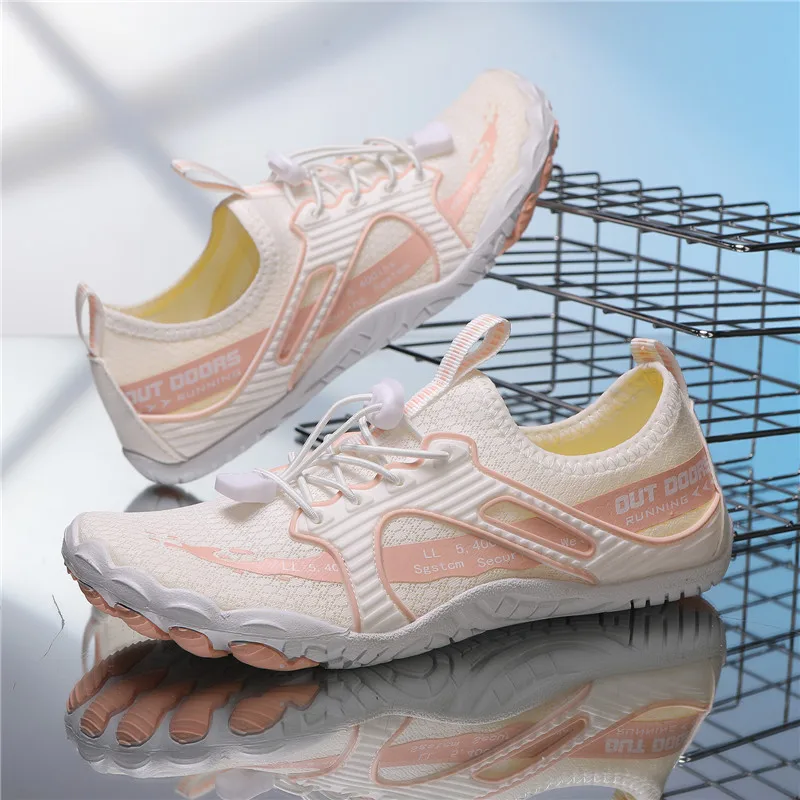 New Unisex Wider Shoes Breathable Mesh Men Barefoot Wide-toed Shoes Brand Flats Soft Zero Drop Sole Wider Toe Sneakes Large Size