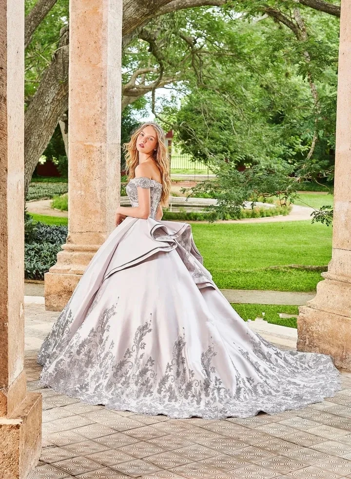 فساتين أميرة Quinceanera ، ثوب حفلة ، مكشوف الكتف ، حلوة 16 فساتين ، 15 سنة