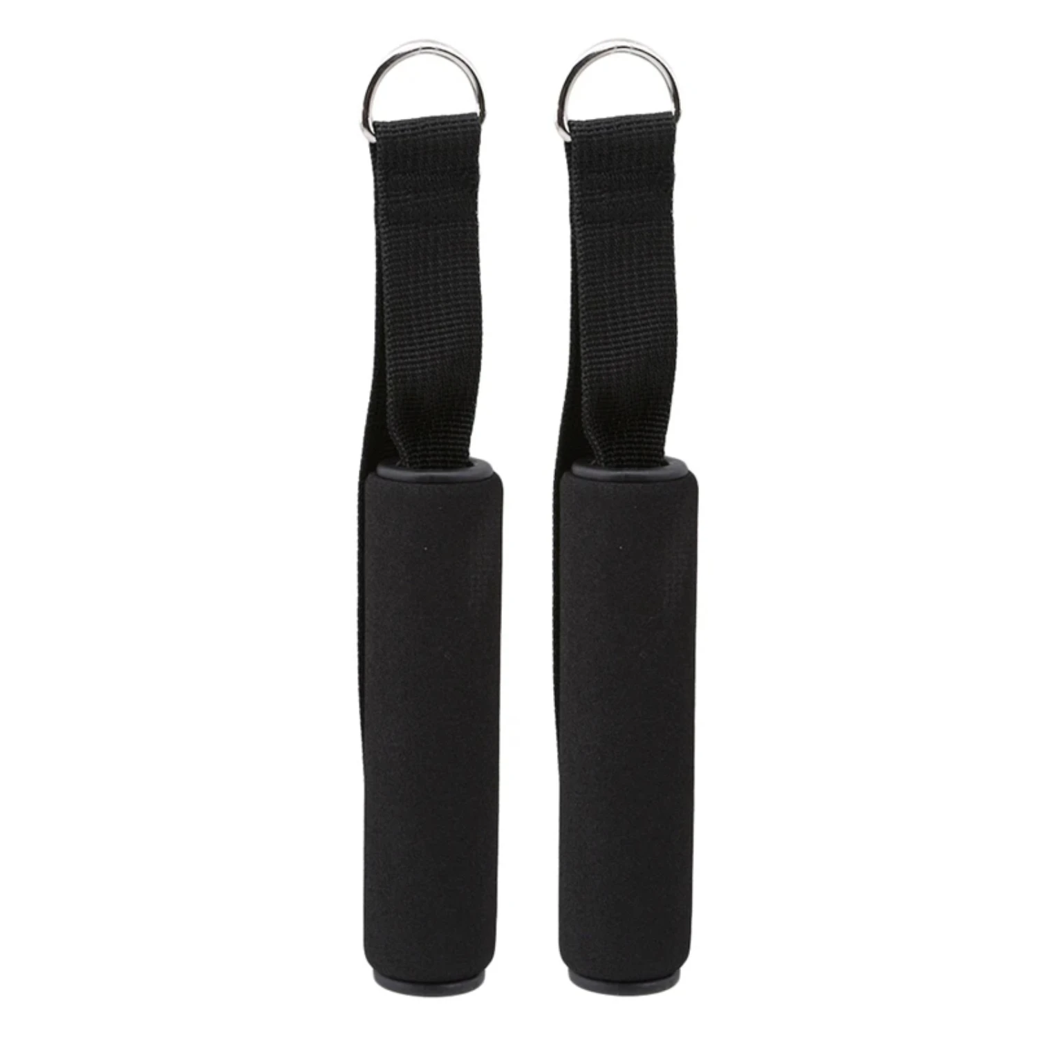 2pc Gym Resistance Bands Handles Anti-slip Grip Strong Nylon Webbing Fitness Heavy Duty Cable Machine Workout Equipment Kdc Bbs