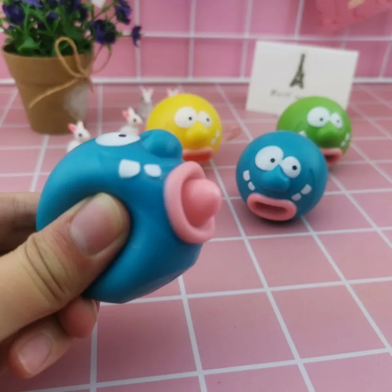 

Cute Fidget Toys Pig Fish Tortoise Clown Decompression Toys Creative Tongue Out Antistress Mini Vent Birthday Christmas Gift