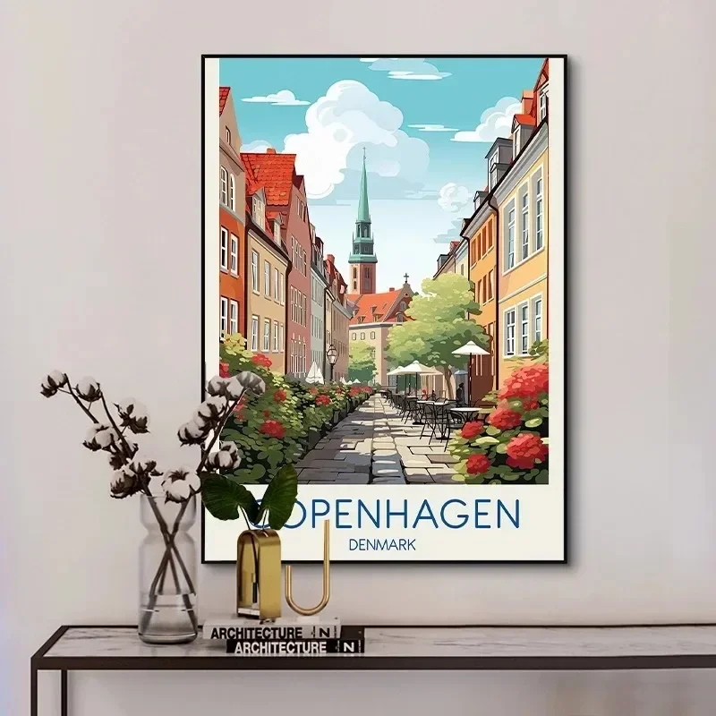 Colosseum Costa Brava City Acadia Amsterdam Bergen Travel Anvas Painting Wall Art Picture Office Decor