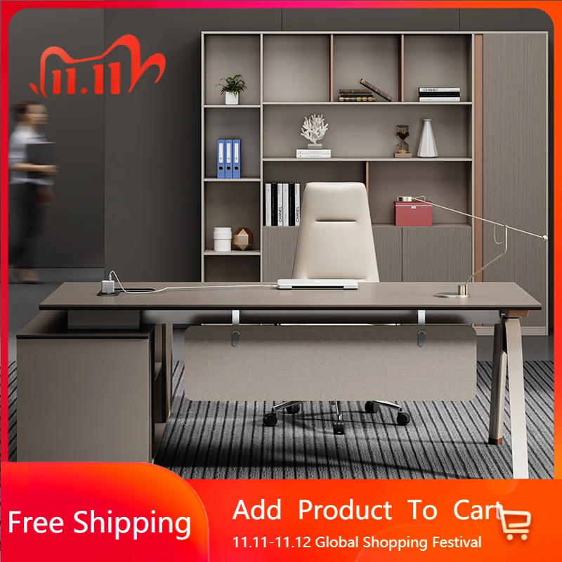 

Reading Designer Boss Desk Simple Modern Storage Wooden Drawers Desks Filing Cabinets Executive Bureau Meuble Office Furniture