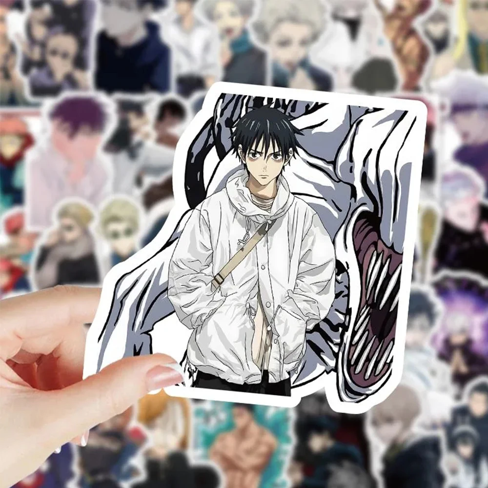 10/30/50/100pcs Japan Anime Jujutsu Kaisen Stickers for Laptop Skateboard Car Motorcycle Waterproof Cartoon Graffiti Sticker Toy