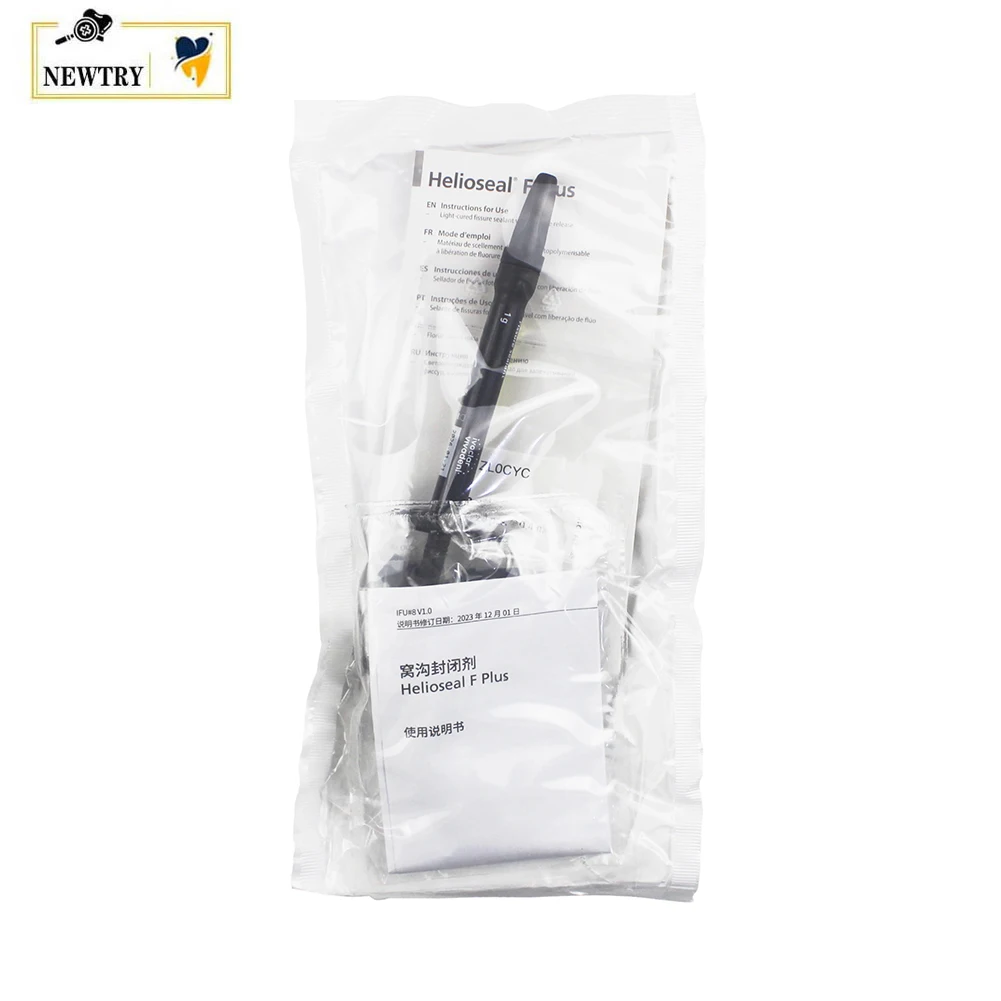 Dental Fissure Sealant Ivoclar Helioseal F Plus Fluoride Releasing Light Curing Low Viscosity Oral Teeth Caries Protection Resin