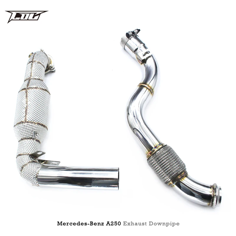 Boska  Downpipe For Benz A250 2.0T 2014 Exhaust Pipe High Performance Automobile Exhaust Downpipe with catalyst