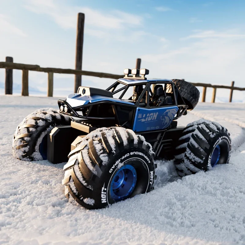 4WD Amphibious RC Stunt Car - 2.4G Hand Gesture Control Long Battery Life Waterproof All Terrain Offroad Truck Toy for Kids New