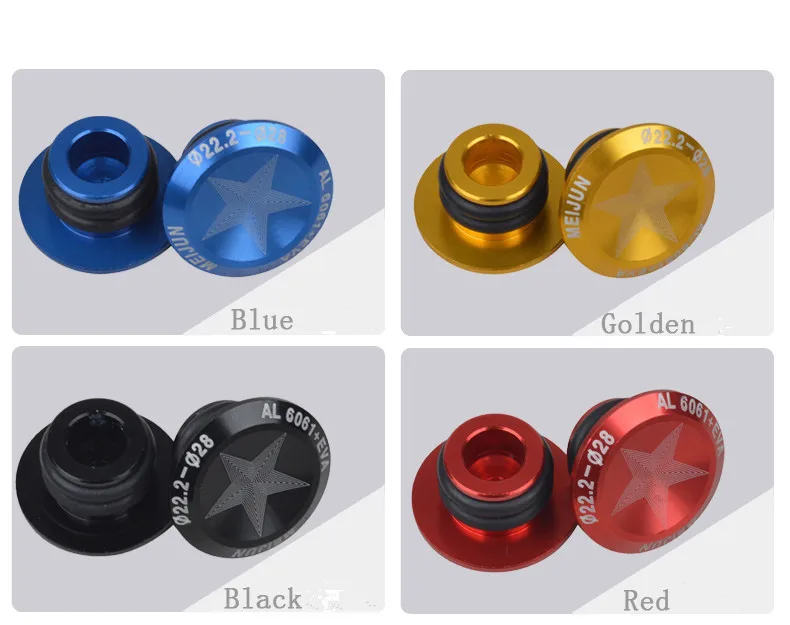 MTB Mountain Bicycle Road Bike Cycling CNC metal Aluminum Alloy Handlebar Grips Plug Handle Grip Bar Ends Stoppers/accessories