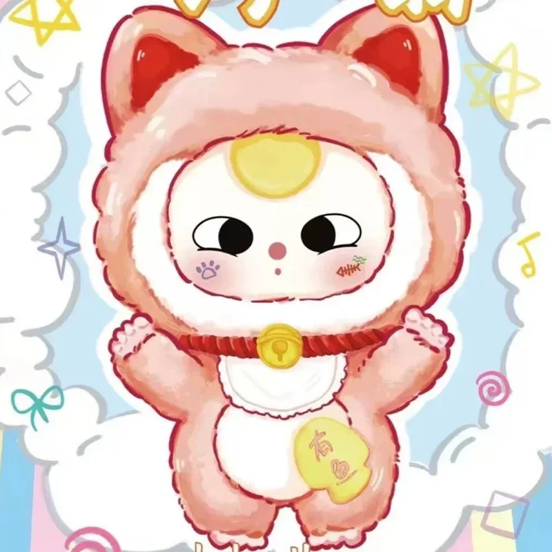 Baby Three Billionaire Lucky Cat Series Blind Box Toys Mystery Box Caixa Misteriosa Plush Doll Stuffed Doll Toy for Girls Gift