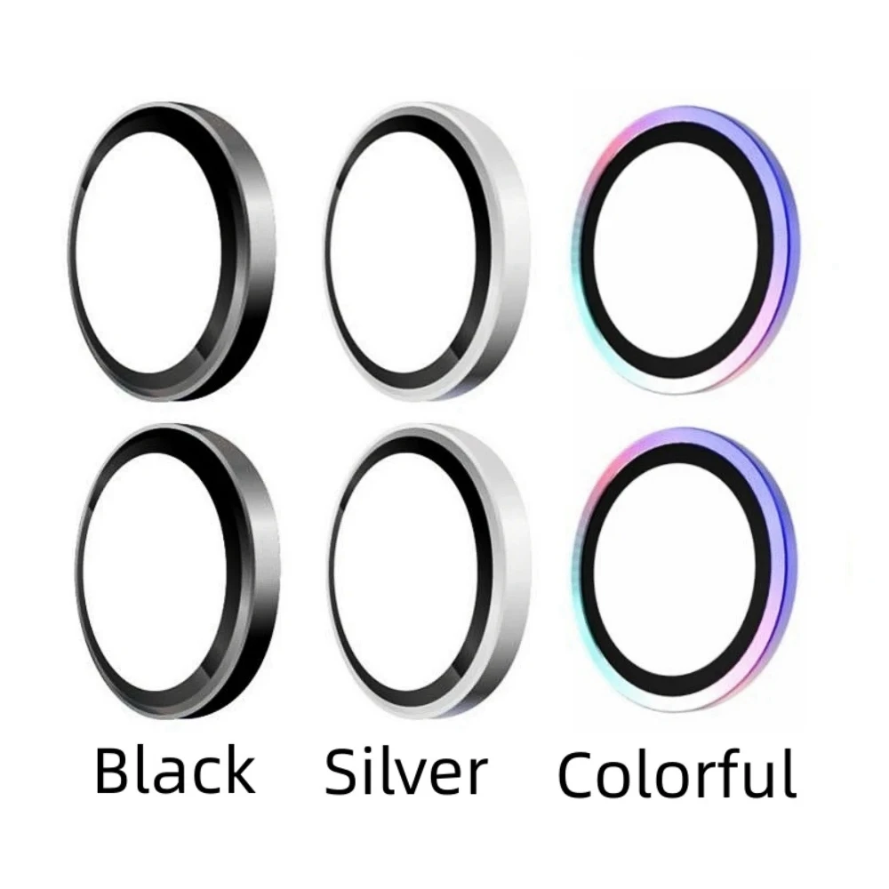 Metal Camera Ring For Redmi Note 13 Pro 5G 4G Back Cover Lens Protector Tempered Glass Film For Xiaomi Redmi Note13 Lens Case