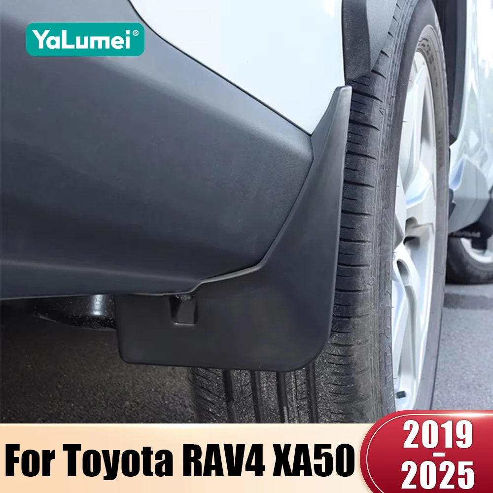 For Toyota RAV4 XA50 2019 2020 2021 2022 2023 2024 2025 Hybrid ABS Car Mud Flaps Front Rear Wheels Mudguards Fender Accessories
