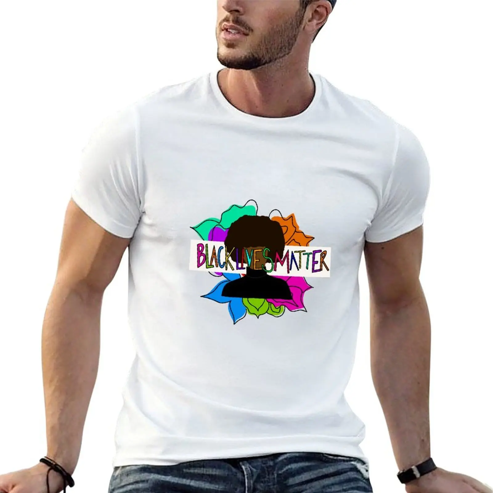 Flowers Blm T-Shirt… - image