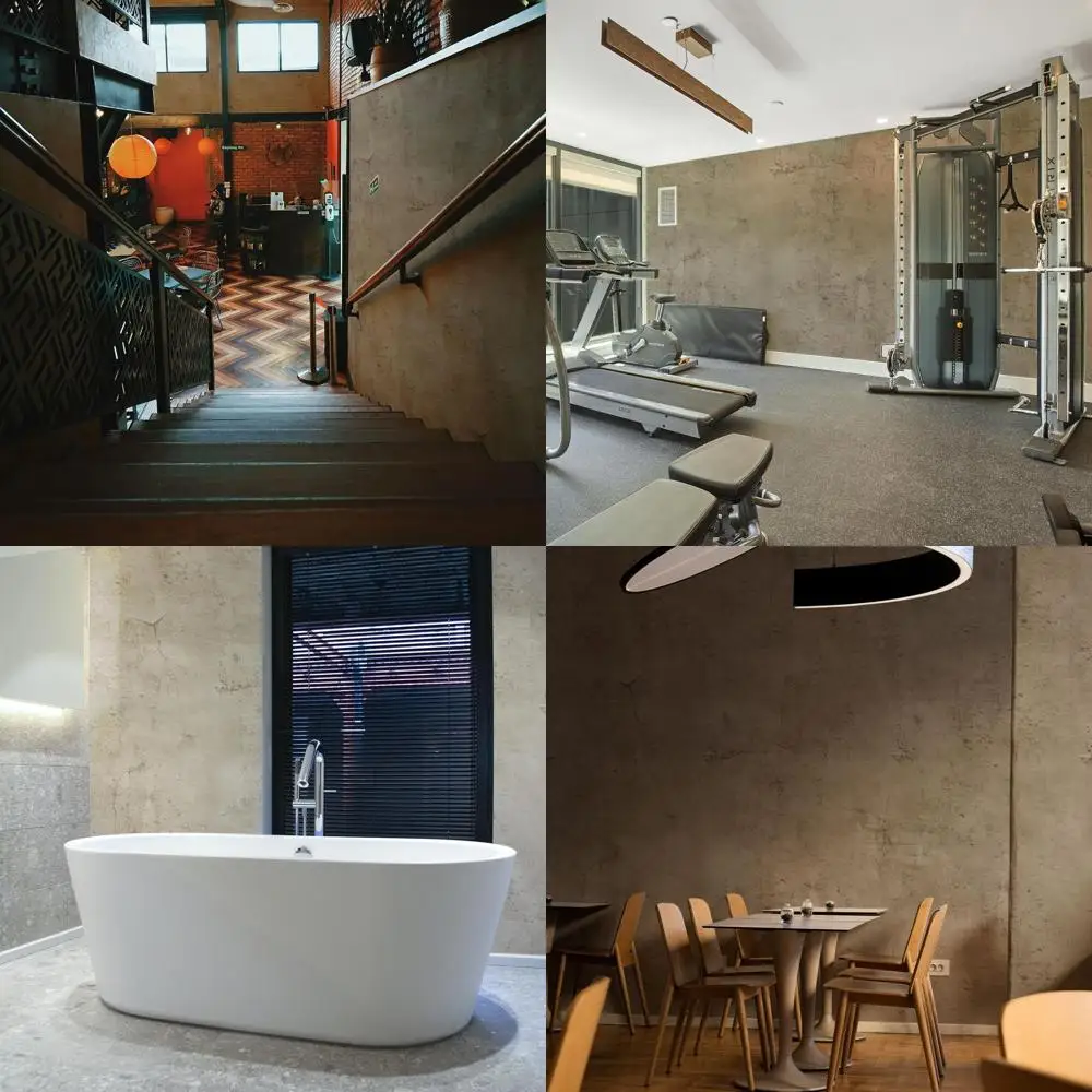 

3D текстурированные бежевые обои для очистки и наклеивания бетона, 23,6x720 дюймов, съемные для стен дома и гаража