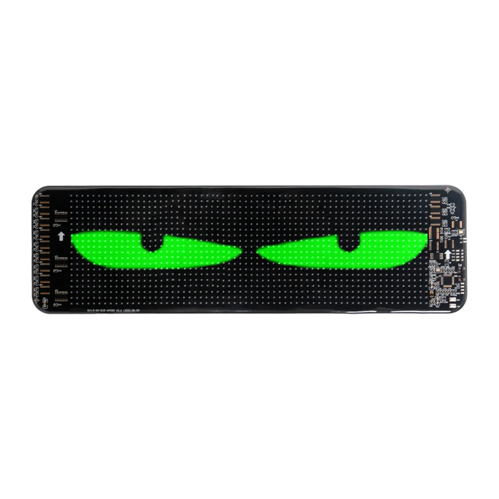 LED Devil Eye Decoration Light Remote Control LED Demon Eyes Flexible Display Screen Demon Eyes Flexible LED Panel for Trucks