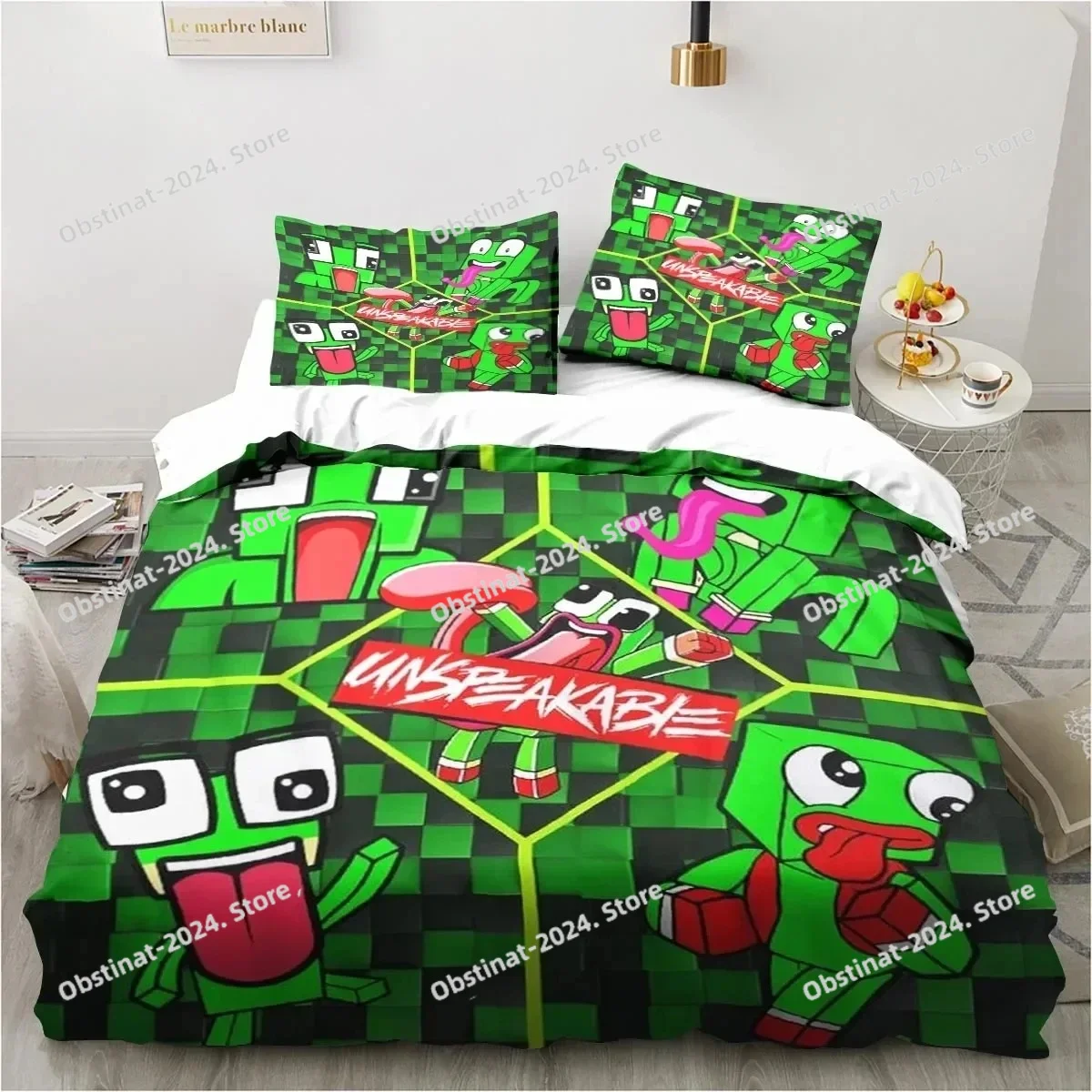 

Cartoon Funny Play Unspeak.able Bedding Set Bedroom Soft Bedspreads for Bed Comefortable Duvet Cover Quilt and Pillowcase
