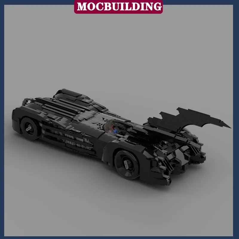 Sports Car Batmobile UCS Model Building Block The Animated Series Film MOC Transportation Vehicle Children\'s Toy Gift