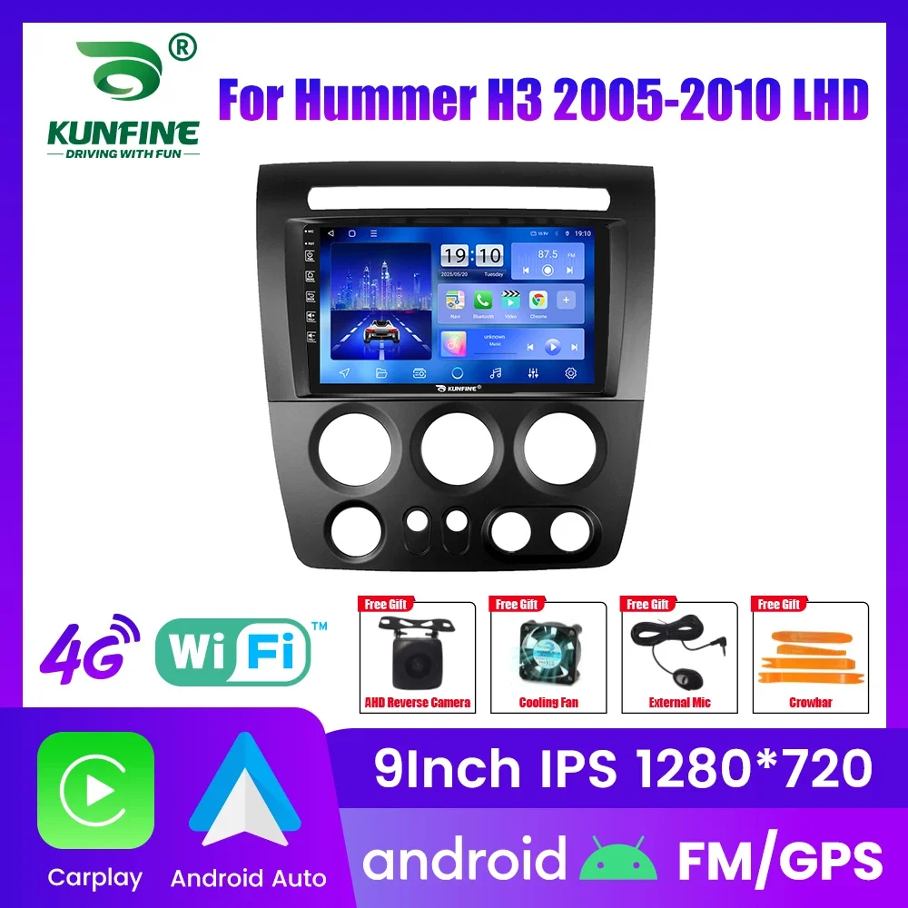 

Автомобильное радио Android ForHummer H3 2005-2010 GPS-навигация Мультимедийный видеоплеер Carplay Android Auto Стерео