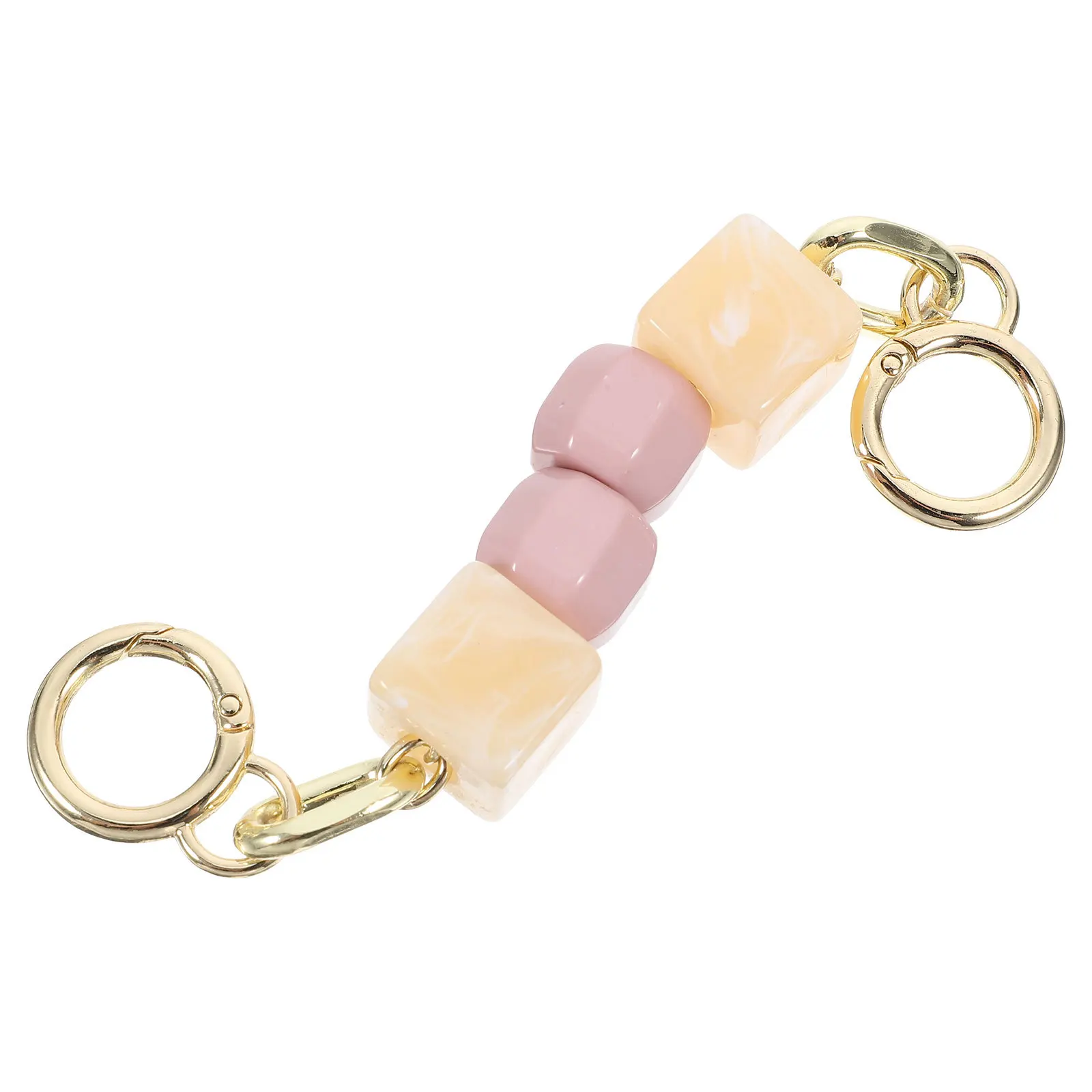 캔디 펄 연장 체인 가방 스트랩 장식용 교체용 핸드백 스트랩 숄더 스트랩 지갑 체인 피팅