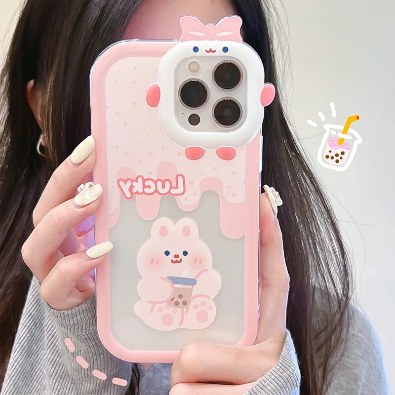 Flower Cartoon Case For IPhone 14 12 11 13 Pro Max X XR XS Max 7 8 14 Plus 6 6S SE 2020 2022 IPhone11 11Promax Clear Soft Funda