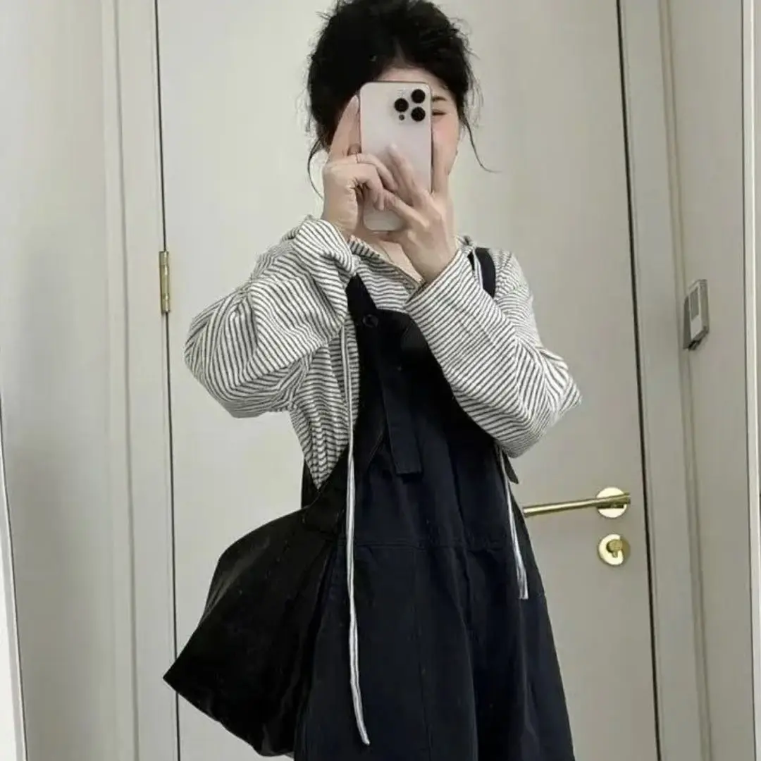 

Black Jumpsuits Women Orange Dopamine Streetwears Drapey Solidcolor Doublebreasted Sleeves New Summer Jumpsuit Warmth