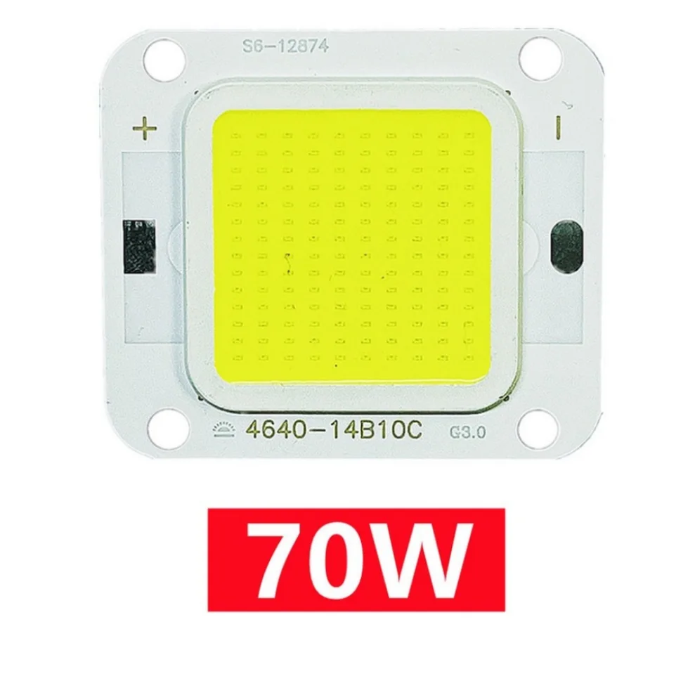 LED COB Lamp Bead DC27-36V 10W 50W 60W 70W Smart IC No Need Driver DIY Flood Light Bulb Outdoor Spotlight Landscape Chip Lamps