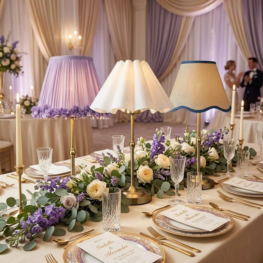 

Customizable Elegant Rechargeable Cordless Touch Fabric Shade Luxury Retro Premium Classic Wedding Table Lamp
