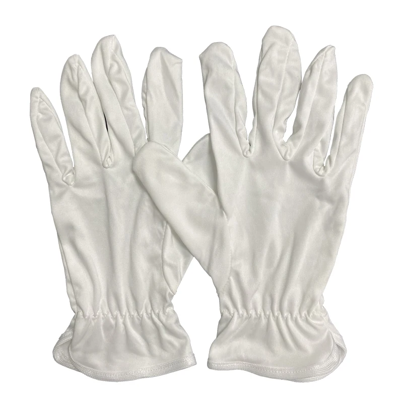 10 pairs of microfiber dust-free gloves/elastic dust-free gloves/jewelry dust-free gloves