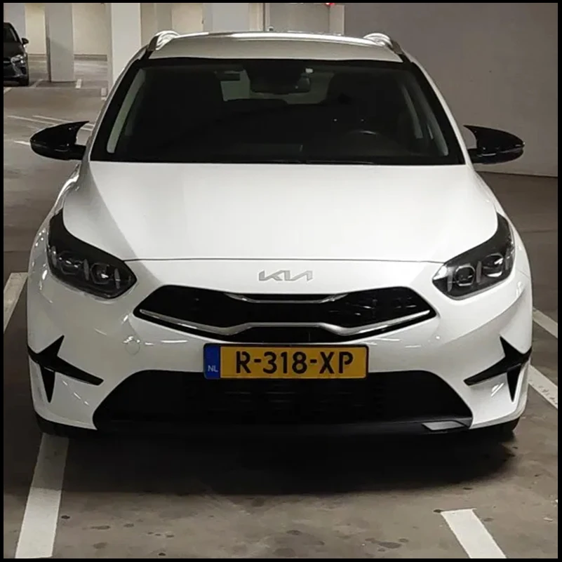 

For KIA Cerato 2019~2023 Door Side Wing Rearview Mirror Cover Sticker Trim Cap Lid With Horn Car Styling Auto Accessories