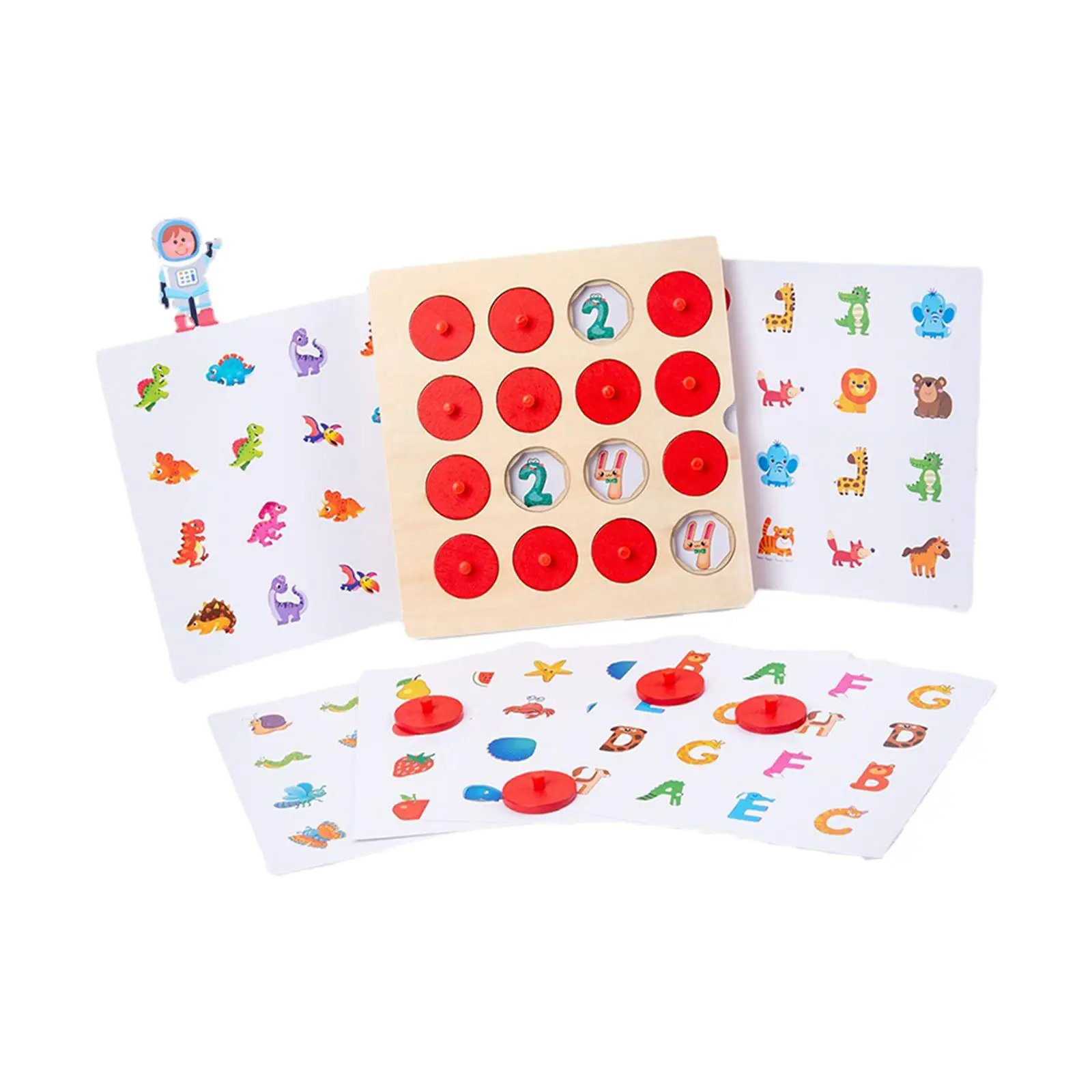 Memory Game Learning Toy Creative Activities Practical Portable Montessori Toy