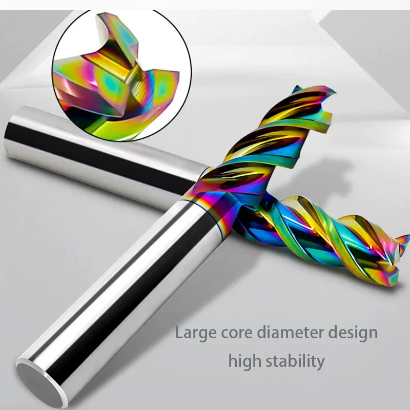 2026 Industrial 3-sedge 62 degree aluminum end mill CNC machine tool special hard alloy material extended end mill