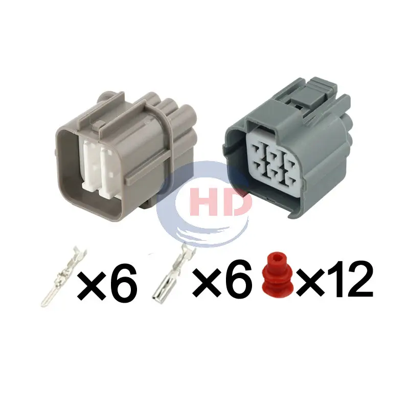 

1-20 sets 6 Pin Window Lifter Motor Wire Socket 6181-0074 6189-0133