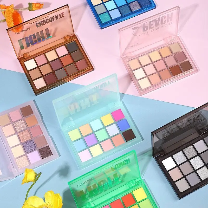 Ucanbe Macaron Eyeshadow Palette Colorful Multi-Color Matte Play Makeup Pink 15 Colors Niche Affordable