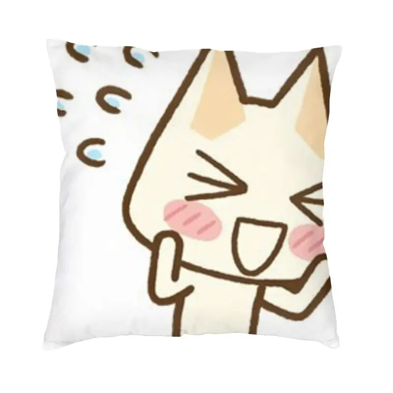 Animated Anime Games Toro Inoue Cat Pillow Home Decorative Fashion Cushion Decoration Salon Square Pillowcase