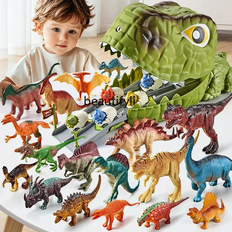 

Simulation animal model boy children baby cognitive Triceratops ornament gift