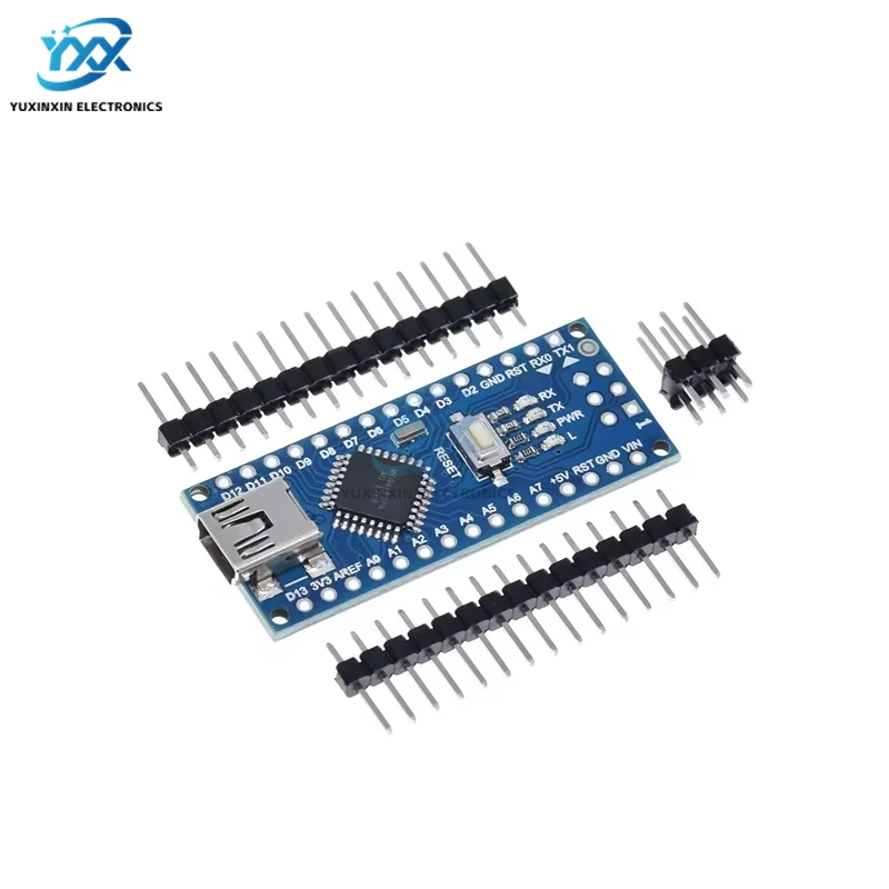 1PCS Arduino Nano Compatible Board ATmega168 ATmega168PA-AU Controller with CH340 CH340C USB Driver Replace CH340G