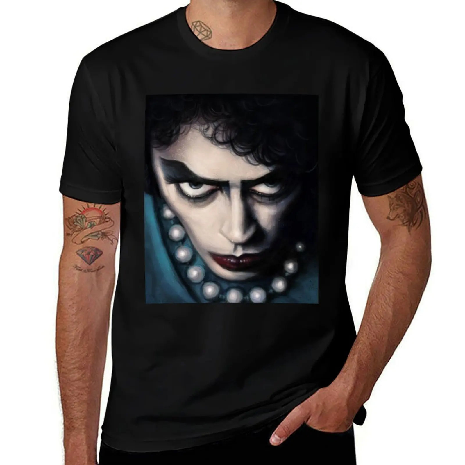 

Frank N Furter T-Shirt aesthetic clothes plus size tops graphic tee shirt Luxury man mens cotton t shirts