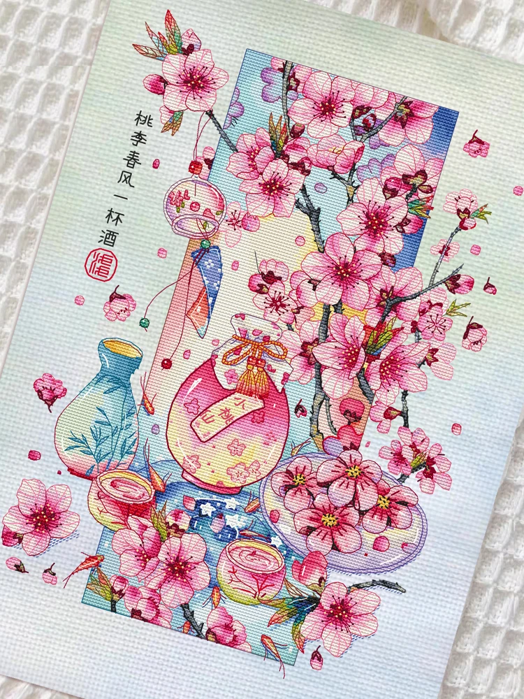 

Вышивка крестом «Молодежный стиль» 2025: Новинка для гостиной, маленький комплект, вышивка нитками, высокое качество, китайский стиль