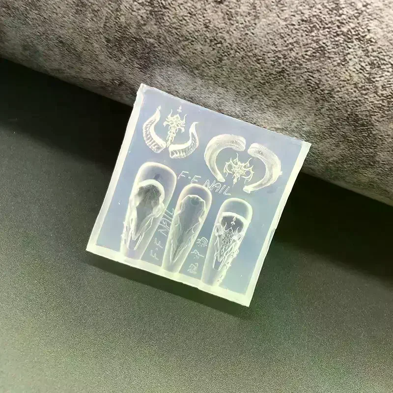 Sheepshead 3D Silicone Mold Nail Art Mold Nail Charms Manicure Tool Nail Mold DIY Handcrafts Mould Nail Decoration Sa...