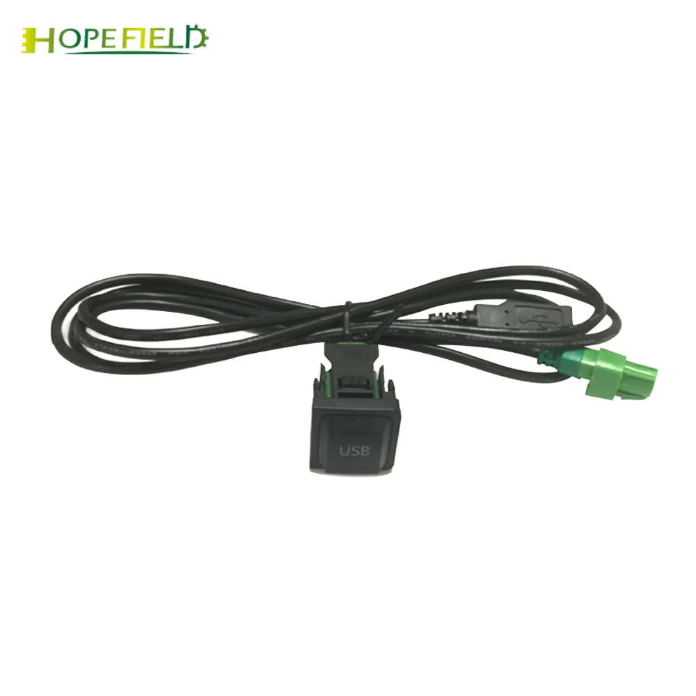 Car USB Adapter RCD510 RCD310 CD Player Radio for Volkswagen Touran Bora Sagitar Cable Switch Button for Skoda Octavia Fabia