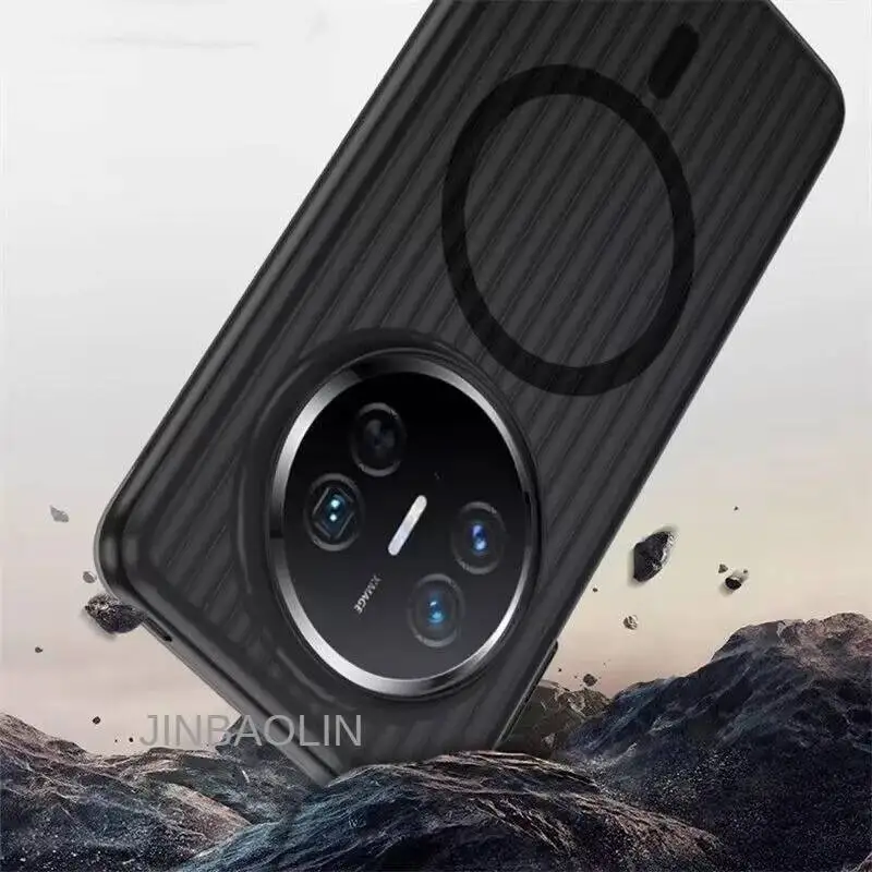 Para Huawei Honor Magic 8 Pro X9D funda para Magsafe funda mate acrílica magnética para Honor X9d funda de teléfono transparente a prueba de golpes