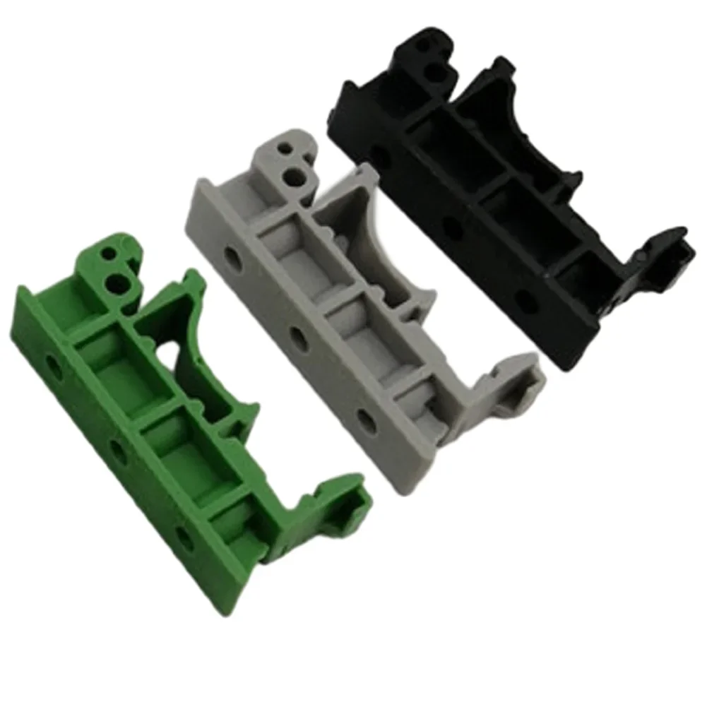 5 Set PCB DIN 35 Rail Mounting Adapter Circuit Board Bracket Holder Carrier Clips Control Board Adapter